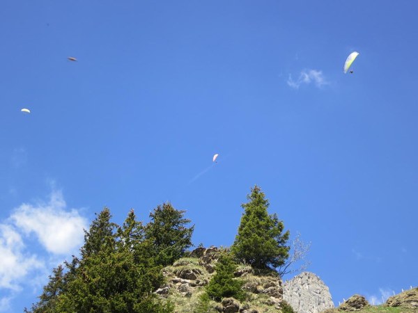 Sommer Gleitschirm-Startplätze